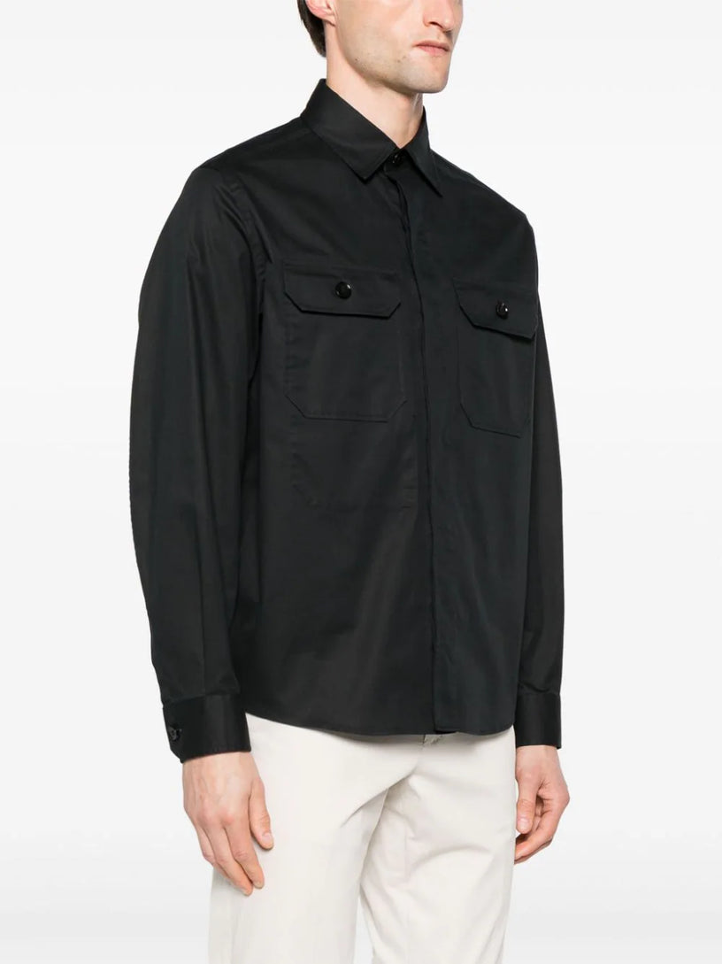 Patch-pocket shirt