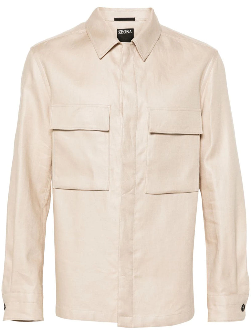 ZEGNA Linen overshirt