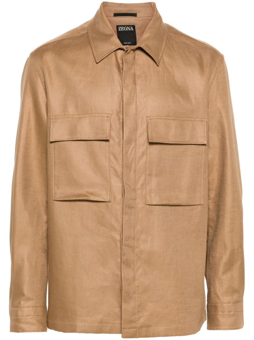 ZEGNA Linen overshirt