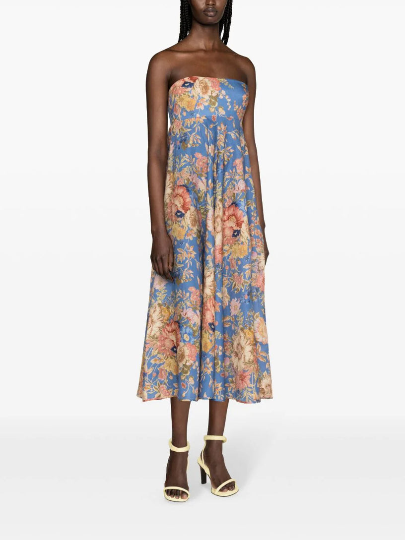 August bandeau midi dress