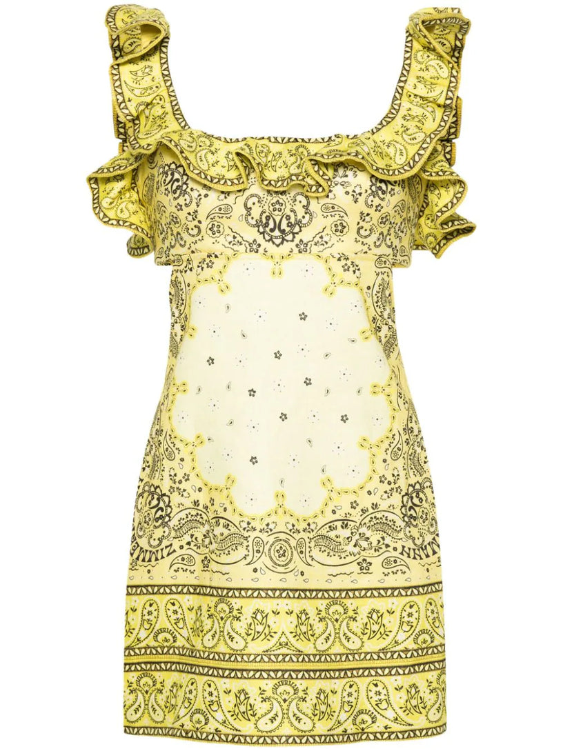 ZIMMERMANN Matchmaker frilled mini dress