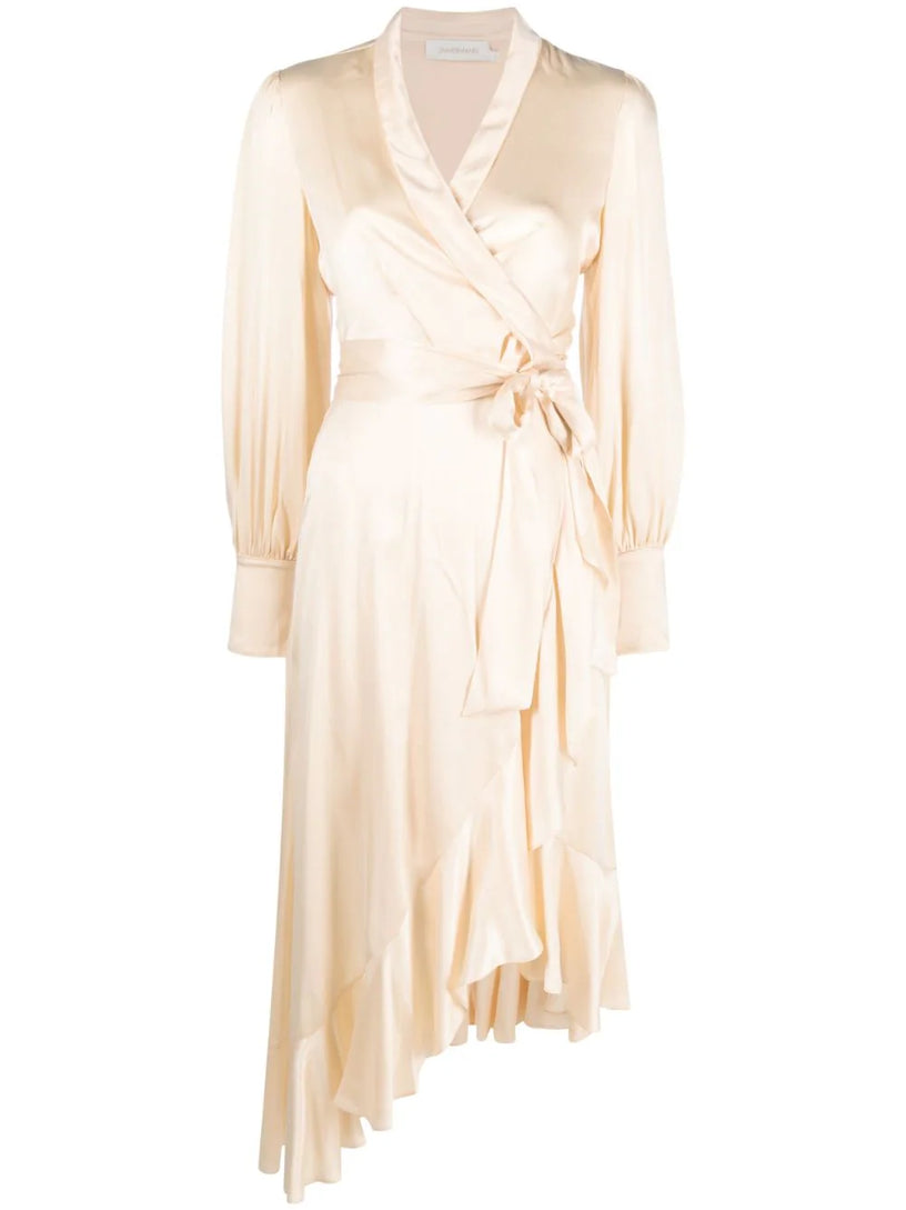 ZIMMERMANN Wrap midi dress