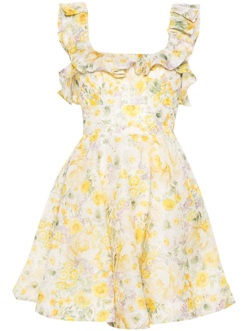 ZIMMERMANN Harmony frilled mini dress