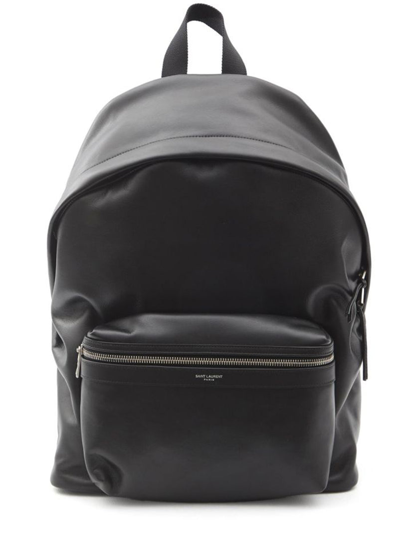 City backpack in leather