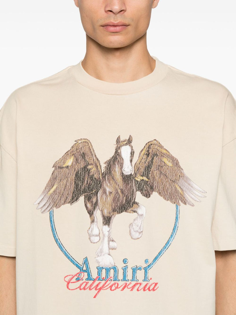 Vintage wash pegasus t-shirt