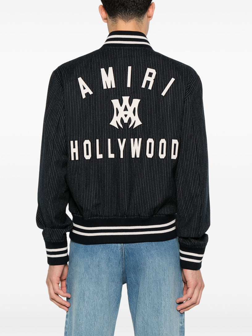 Ma Hollywood pinstripe bomber