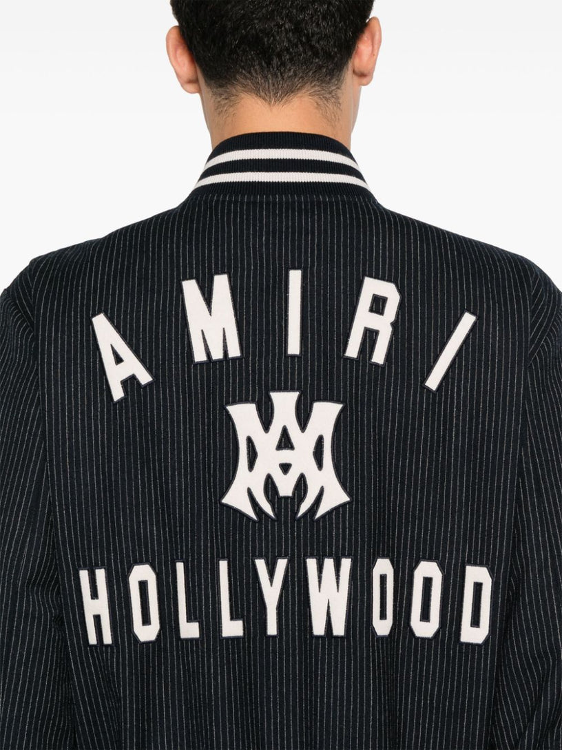 Ma Hollywood pinstripe bomber