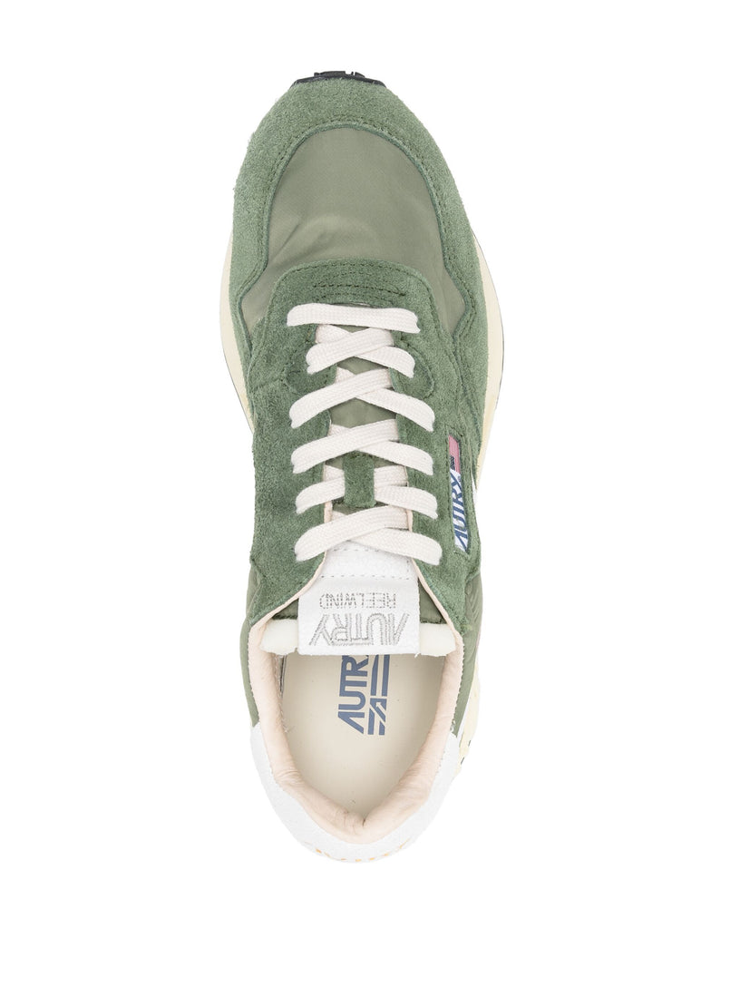 Reelwind low sneakers in nylon and suede