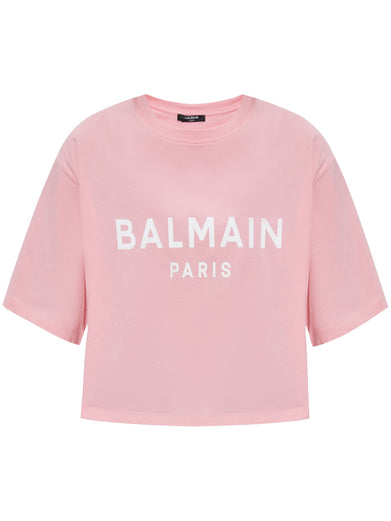 T-shirt with Balmain Paris print