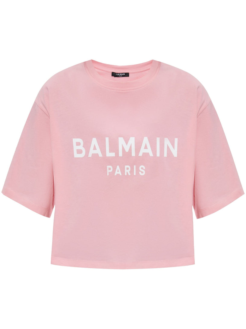 T-shirt with Balmain Paris print