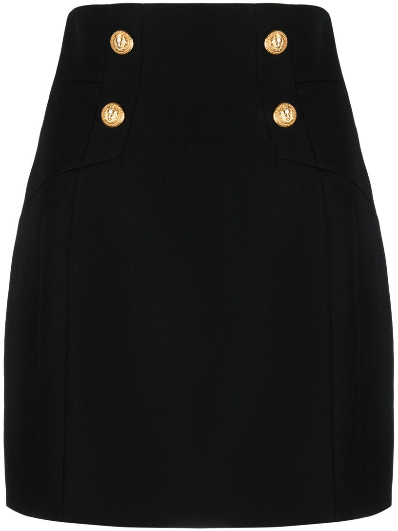 Skirt with buttons