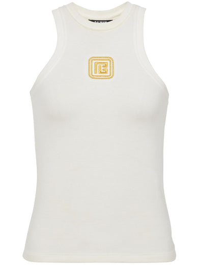 Tank top with Retro PB embroidery