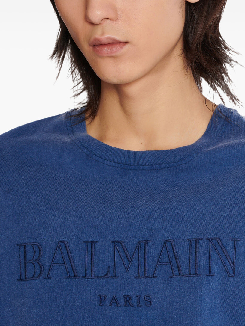 Vintage Balmain embroidered T-shirt