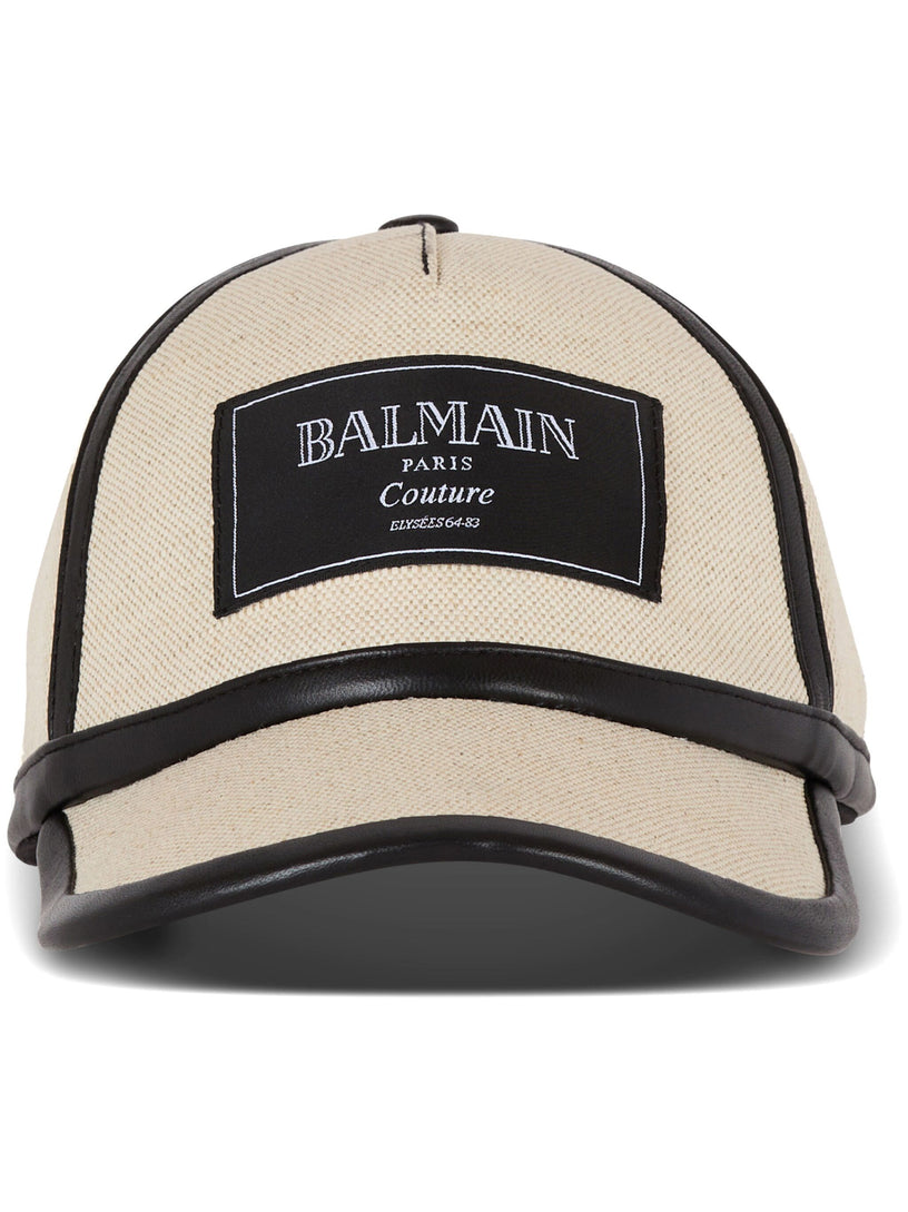 Balmain Couture canvas hat