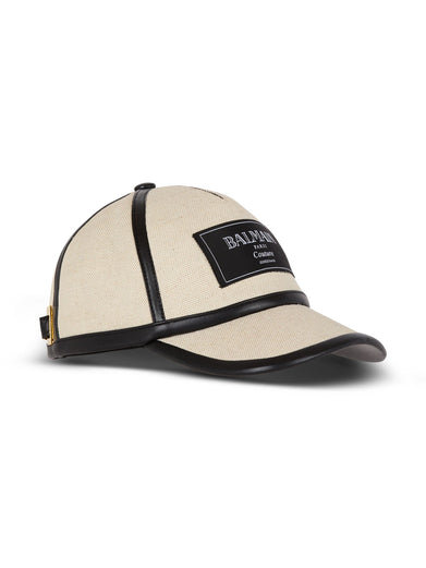 Balmain Couture canvas hat