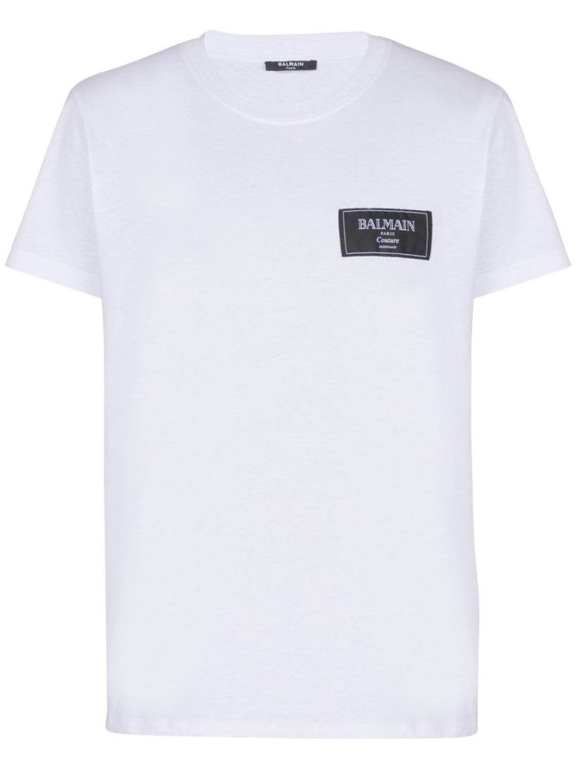 T-shirt with Balmain Couture label