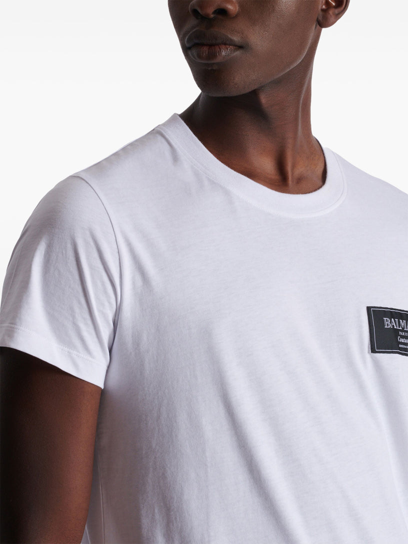 T-shirt with Balmain Couture label