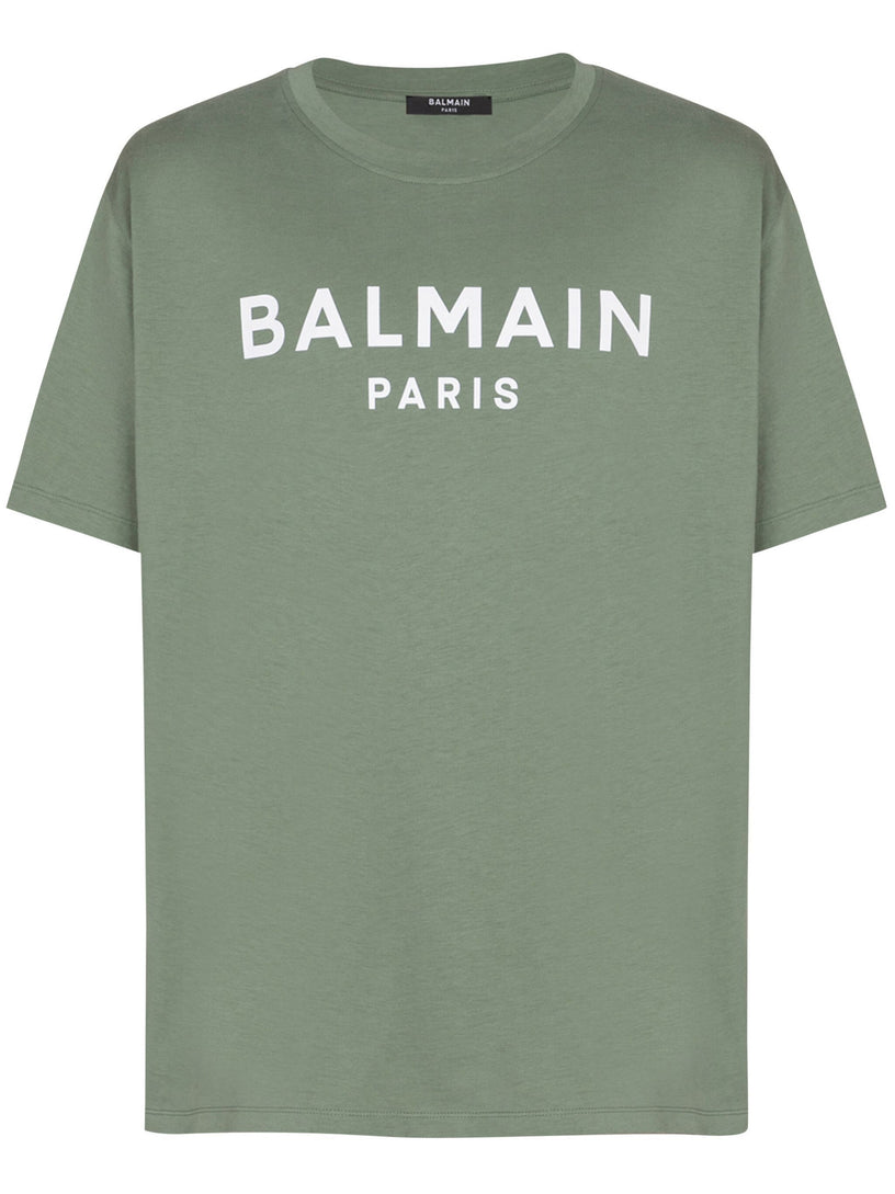 T-shirt with Balmain Paris print