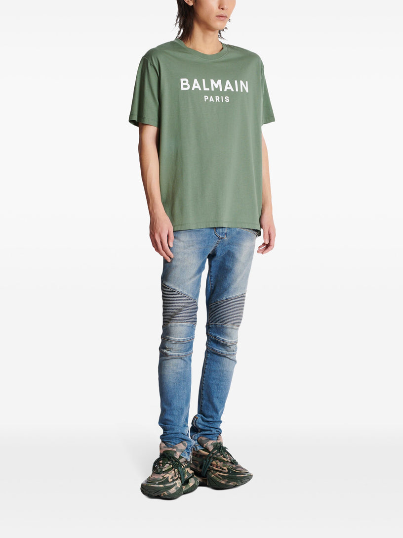 T-shirt with Balmain Paris print