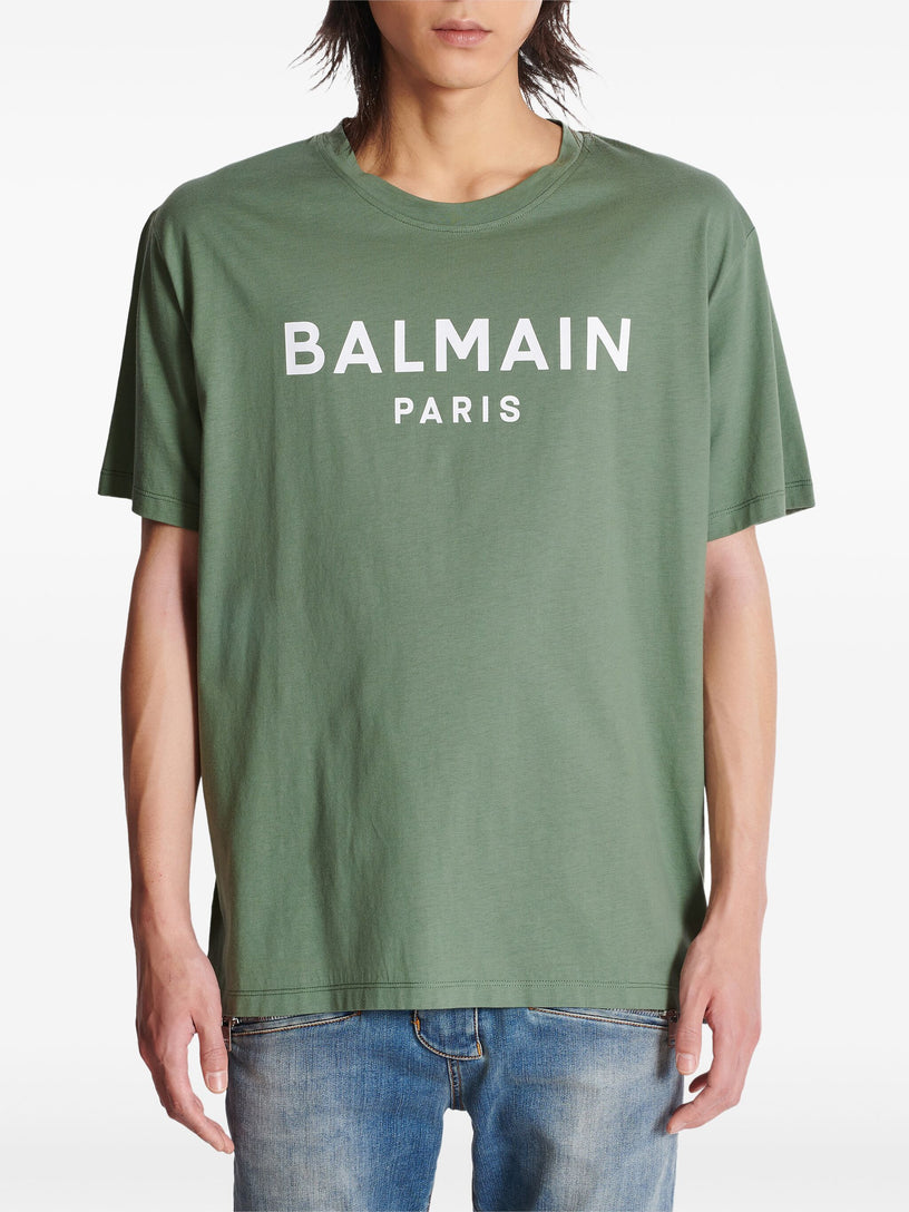 T-shirt with Balmain Paris print