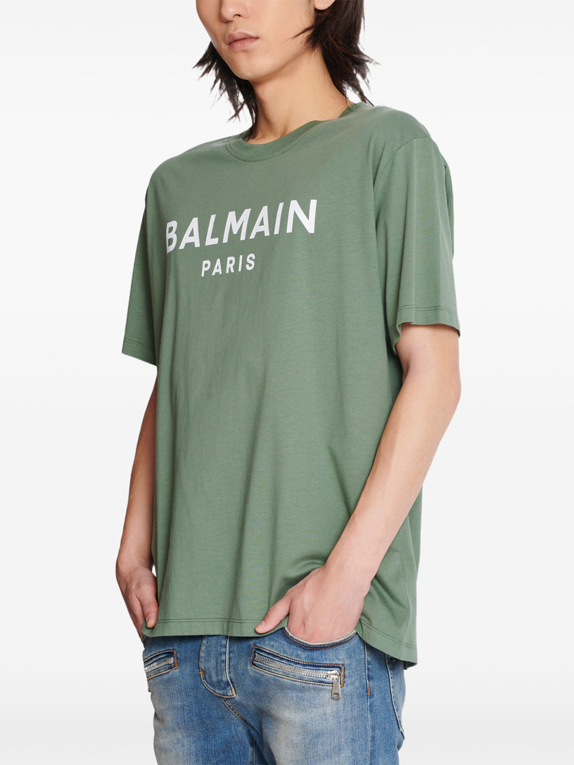 T-shirt with Balmain Paris print