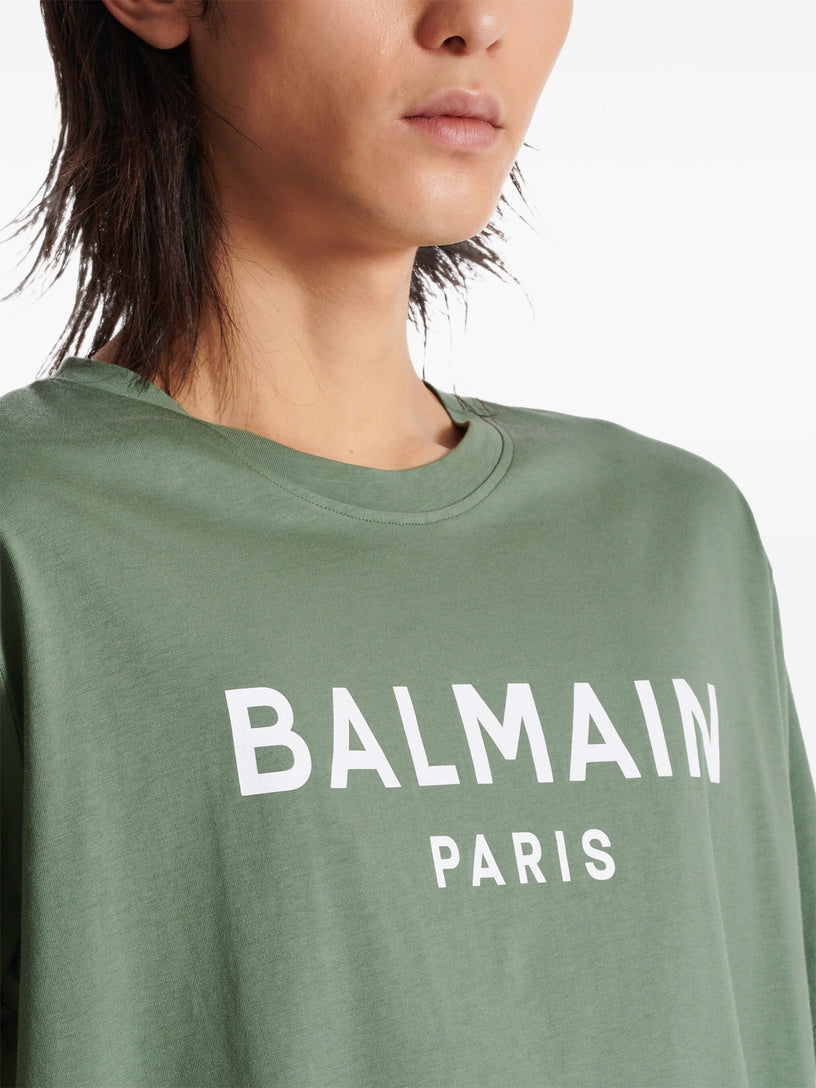 T-shirt with Balmain Paris print