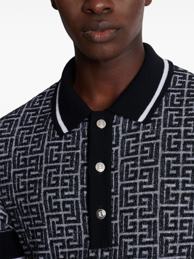 PB Labyrinth knit polo shirt