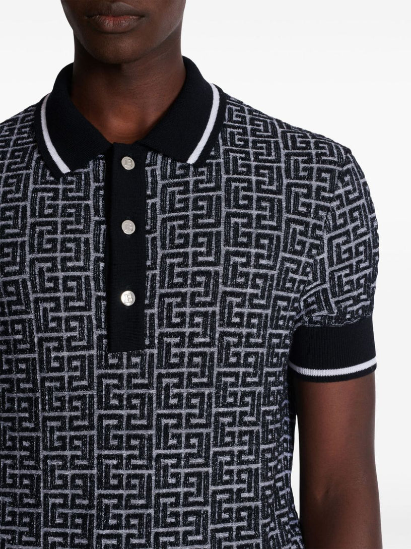 PB Labyrinth knit polo shirt