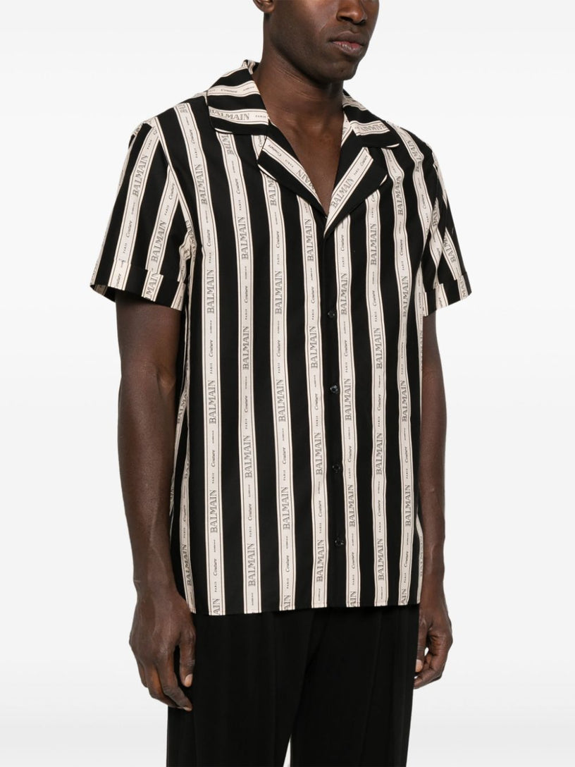 Shirt with Balmain print