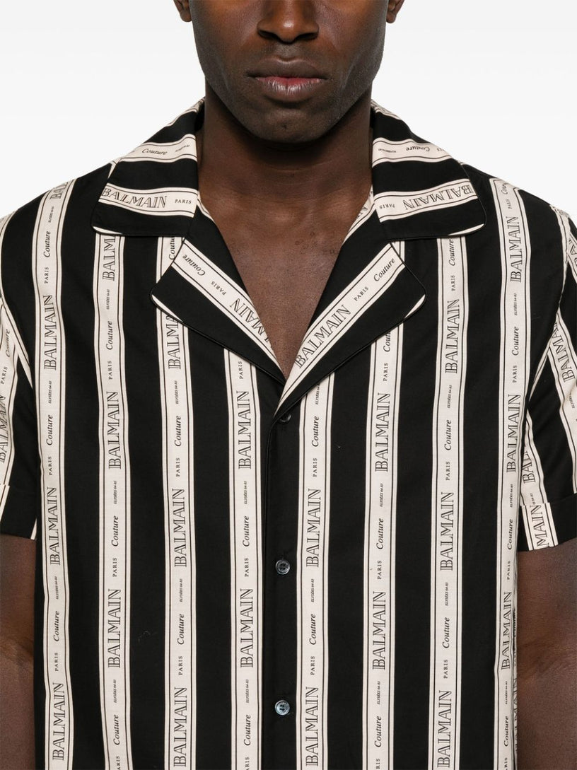 Shirt with Balmain print