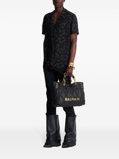 Shirt with Balmain label