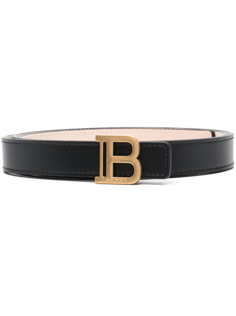 Thin calfskin B-Belt