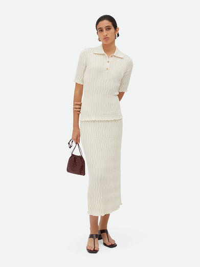 Ribbed Wool Skirt