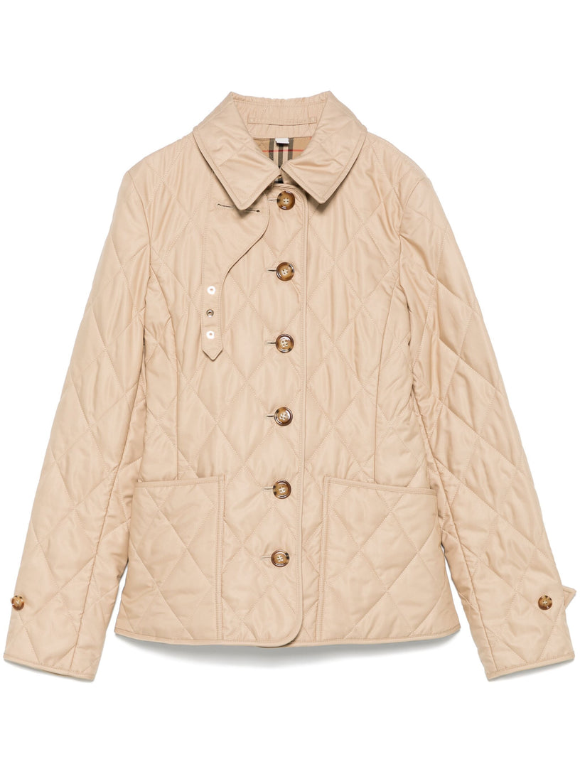 Quilted jacket with thermoregulation