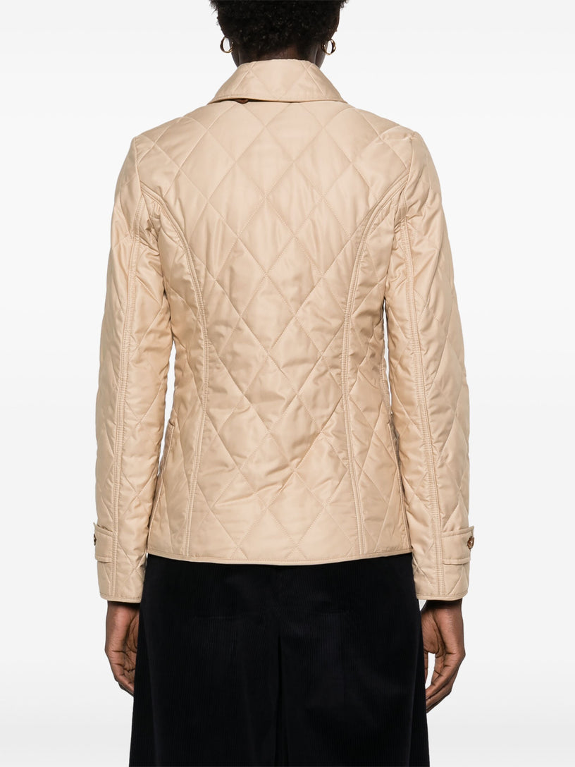 Quilted jacket with thermoregulation