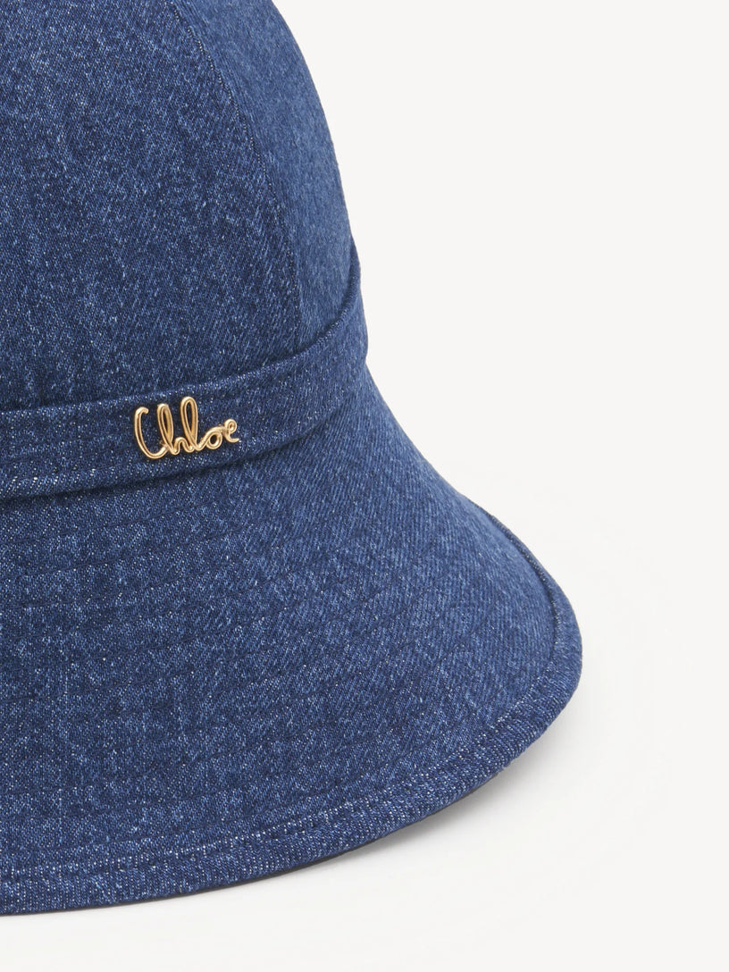 Chloé iconic denim bucket hat