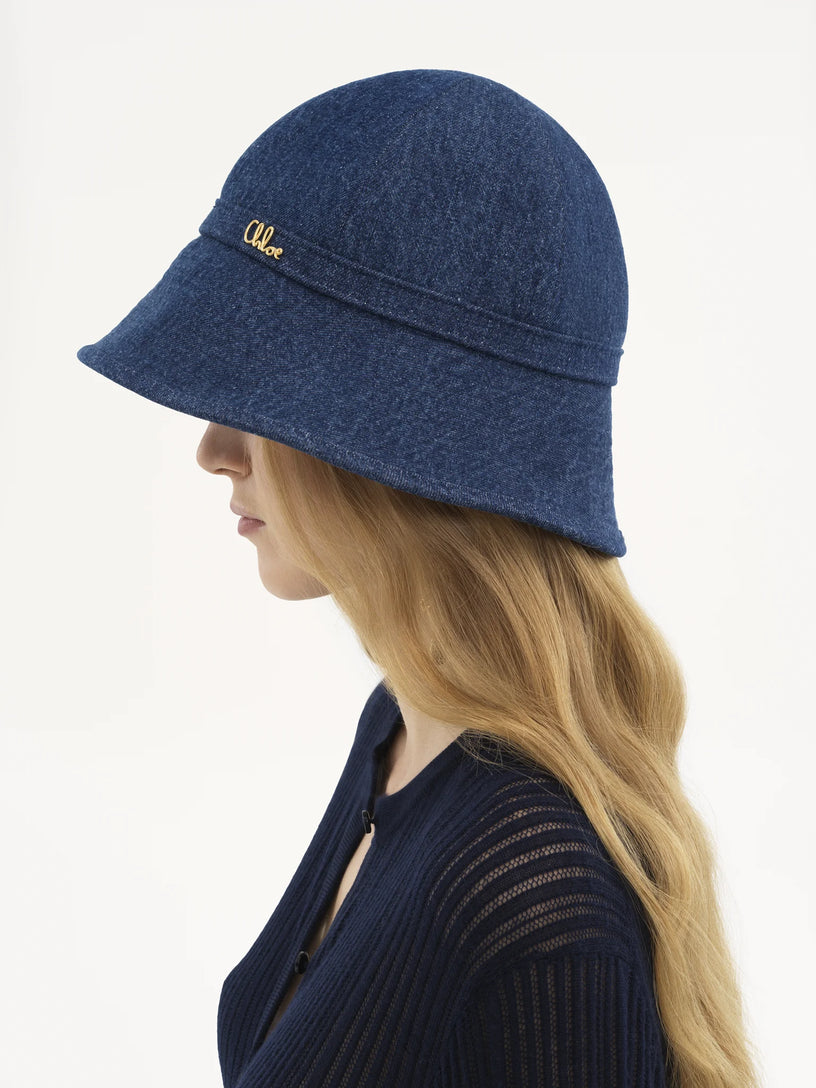 Chloé iconic denim bucket hat