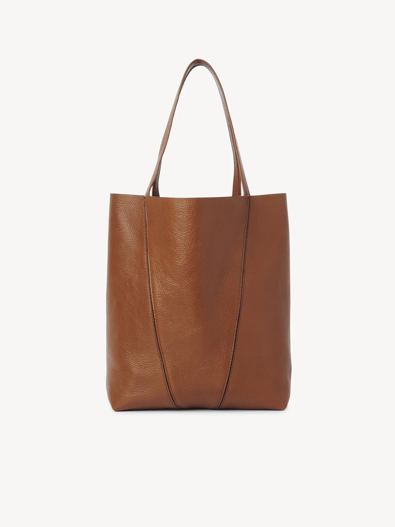 Chloé spin tote bag in grained leather