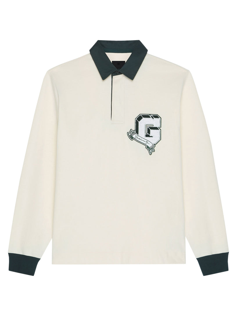 GIVENCHY college polo shirt in cotton