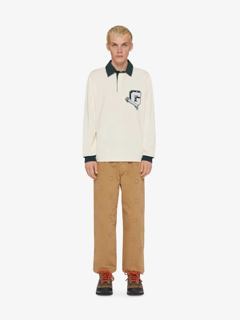 GIVENCHY college polo shirt in cotton