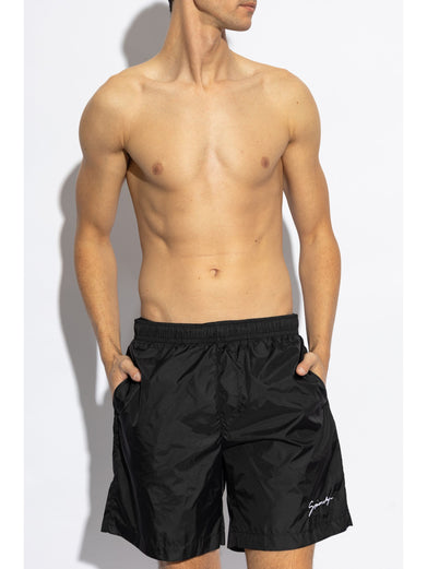 Swim shorts with logo