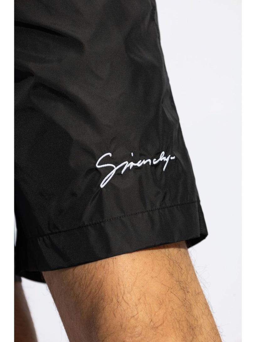 Swim shorts with logo