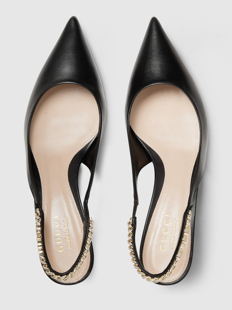 Gucci Signoria slingback pumps