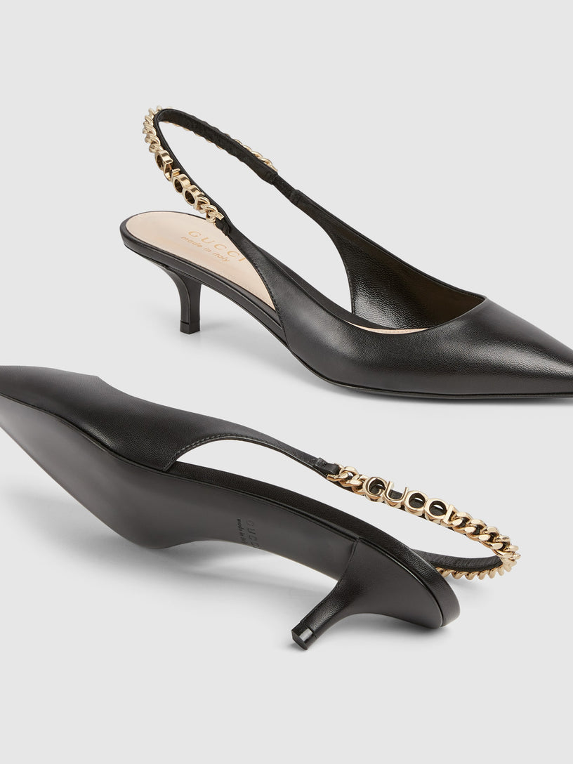 Gucci Signoria slingback pumps