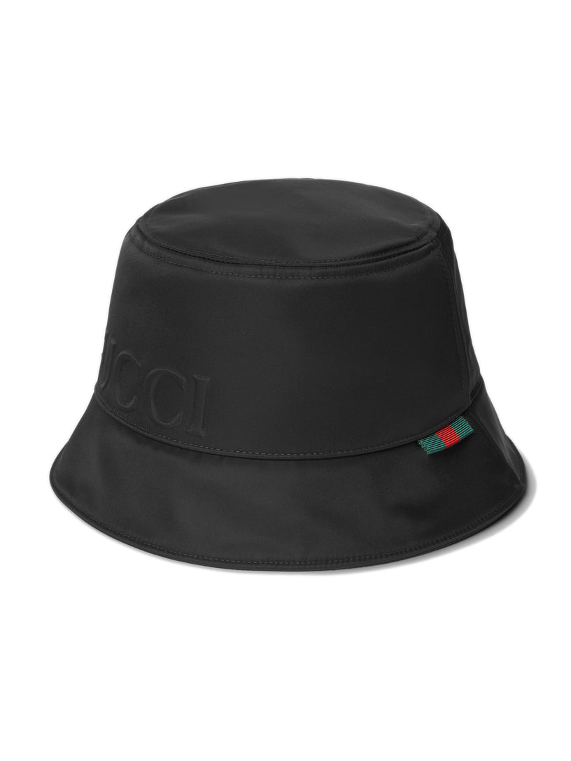 Cloche in nylon con logo