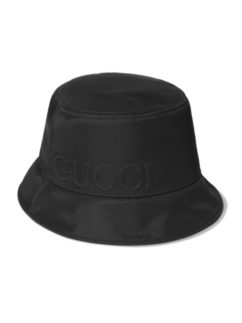 Cloche in nylon con logo