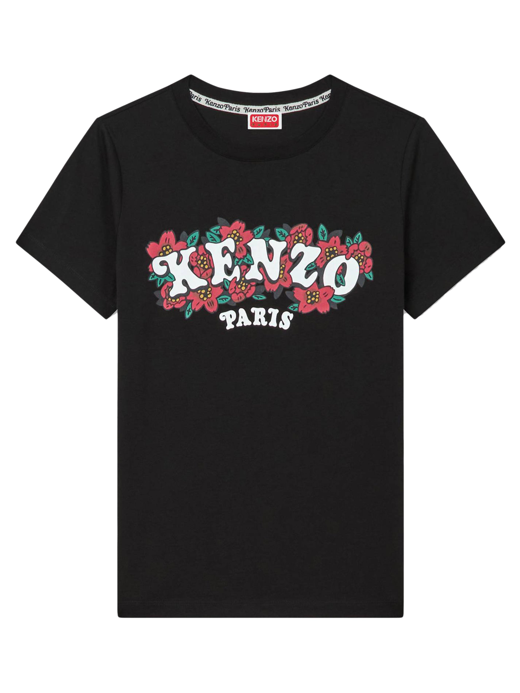 Kenzo verdy market' cotton t-shirt KENZO Nero | Grifo210