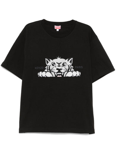 T-shirt with Happy Tiger print