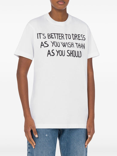 Archive Slogan organic jersey t-shirt