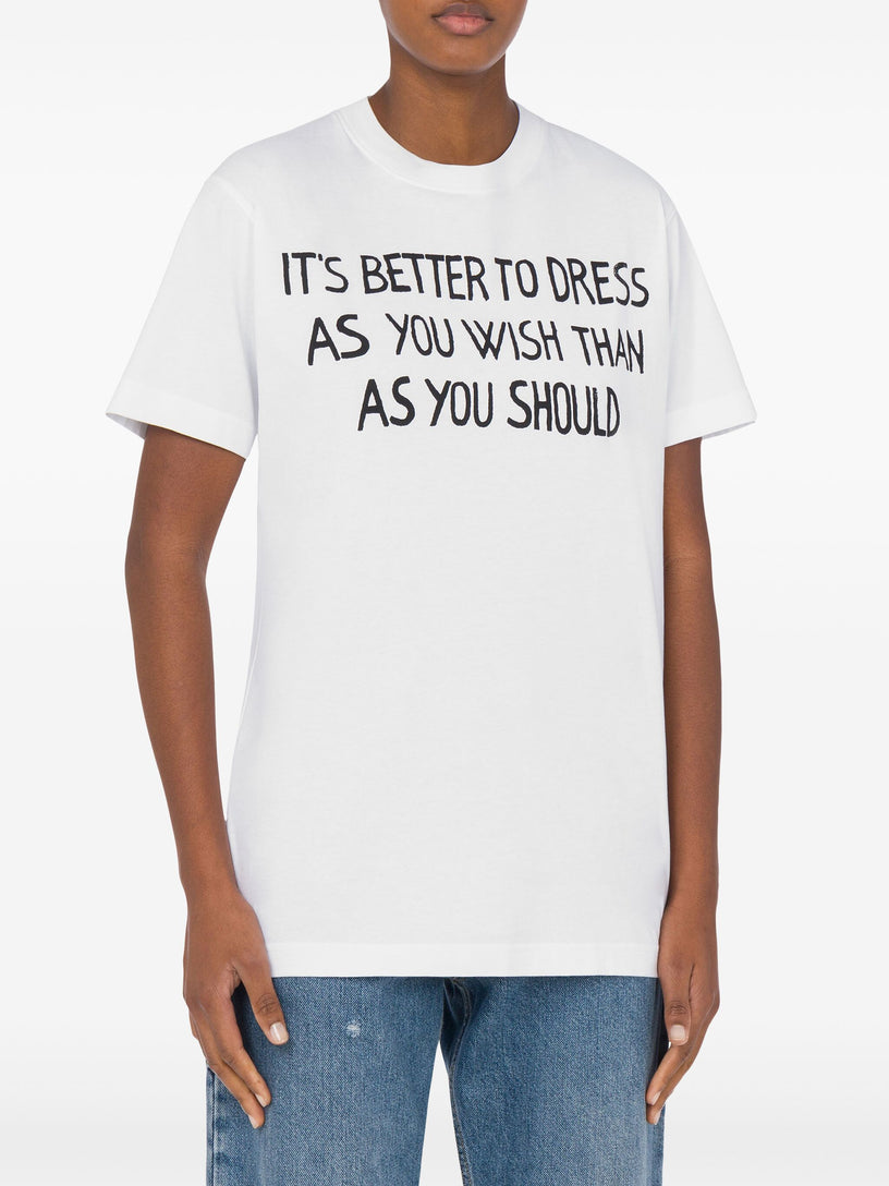 Archive Slogan organic jersey t-shirt